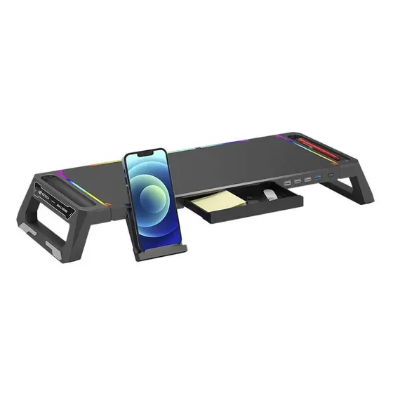 Suporte para Monitor BM-L100BK RGB Preto C3TECH