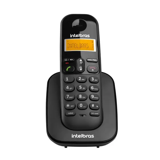 Telefone Intelbras S/fio Ts3111 Ramal Preto