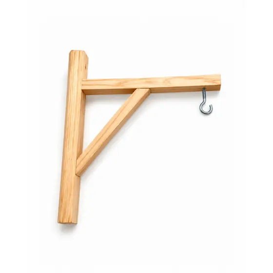 Suporte Mão francesa para vaso de flor 30x25x4 -COMBO 10 UNIDADES