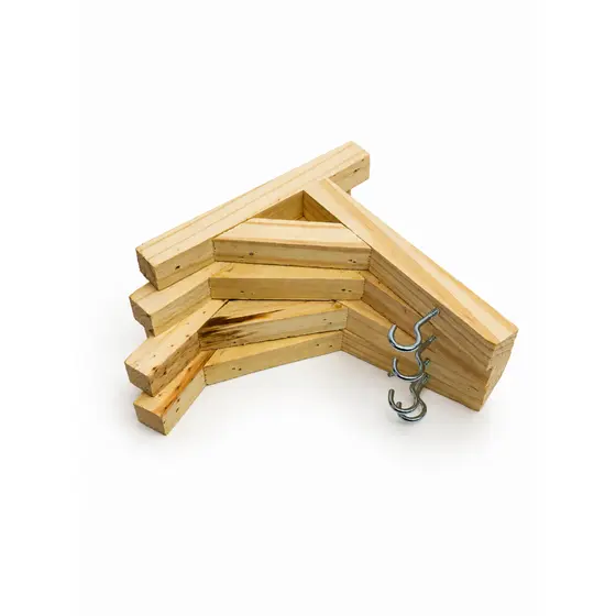 Kit 4 Mão Francesa Para Pendurar Vaso De Planta Na Parede - COMBO 10 KITS