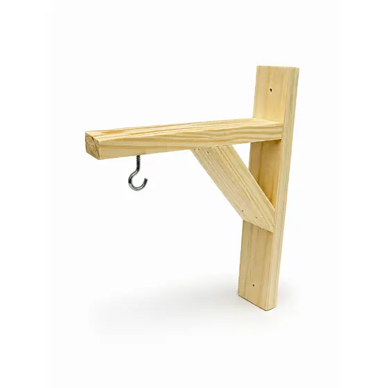 Suporte Mão francesa para vaso de flor e Prateleiras Medidas 30X25X4