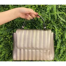 Bolsa Feminina Elegante Alça De Mão E Tiracolo Golden Fênix
