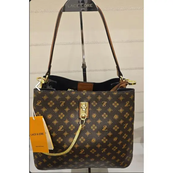 bolsa saco lace lore com corrente versátil