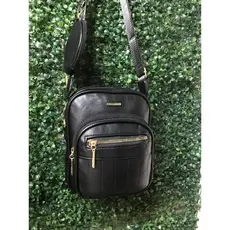 Bolsa transversal la celicia com alça ajustável