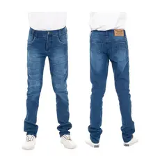 Calça Jeans Skinny Elastano Infantil Menino Juvenil Masculina