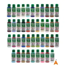 Tinta Acrílica Fosca 60ml Acrilex - Kit 6 Frascos P/ Pintar Impressão 3D - Escolha as Cores No Chat