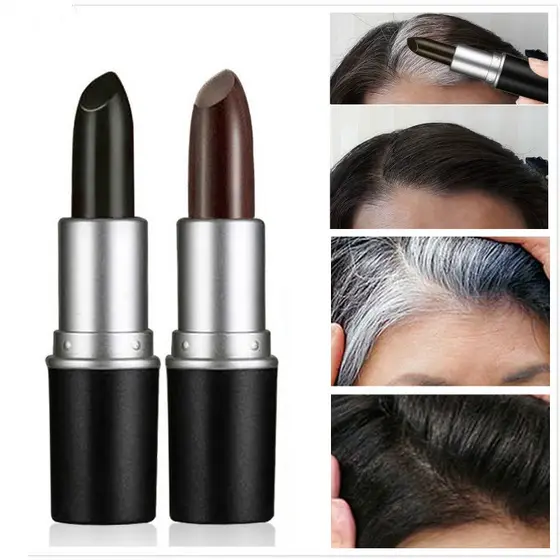 Caneta De Tintura Temporária De Longa Duração/Cor De Cabelo Branco