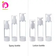 5ml 15ml 30ml 50ml 80ml 100ml Frascos De Spray Vazio Transparente Para Viagem Portátil/Frasco