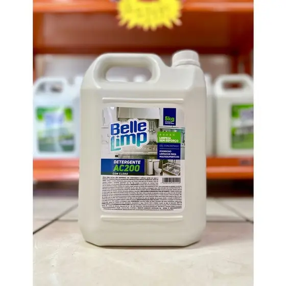 Detergente AC 200 em GEL - poderoso desincrustante