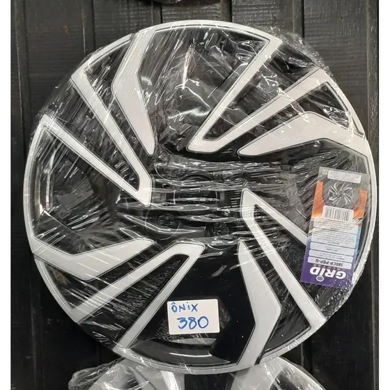 Jogo Calota Chevrolet Aro 15 Onix 2023 2024 PRETO E PRATA