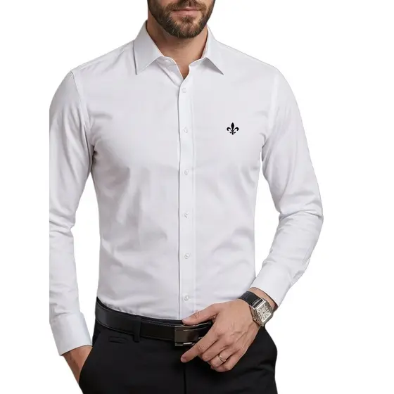 CAMISA SOCIAL Manga Longa Slim Fit D / CAMISA CASUAL MASCULINA para Eventos, Casamentos, Graduação, Festas, Batismo