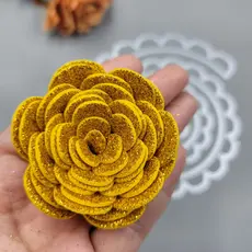 Espiral Flower Metal Cutting Dies Papel Embossing Stencil Scrapbooking Cartão De Boas Festas De Bricolagem Artesanato Die Cuts