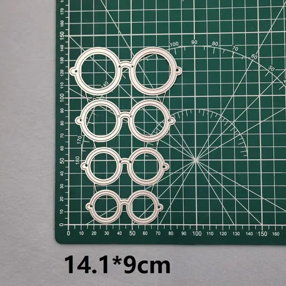 Cortes De Metal De Vidro Para Raspagem , Artesanato De Bricolagem Stencil