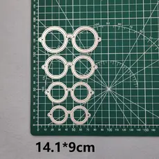 Cortes De Metal De Vidro Para Raspagem , Artesanato De Bricolagem Stencil