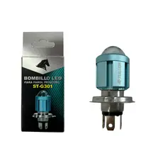 Lâmpada de Led Para Moto Carro H4 Bombillo 6500K 1500lm Alto Baixo Super Branca
