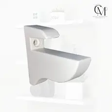 Kit Suporte de Prateleira 15mm plástico Bico de Tucano para madeira mdf