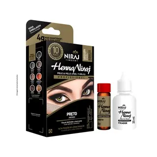 Henna Niraj Para Sobrancelha 4,0gr Váriados