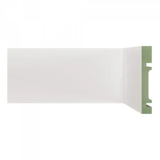 Kit Rodapé de MDF 15 Barras Frisadas de 10cmX2,40m Rende 36m