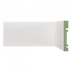 Kit Rodapé de MDF 15 Barras Frisadas de 10cmX2,40m Rende 36m