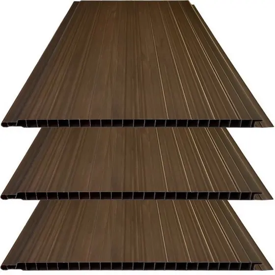 Kit 30M² Forro de PVC Plus 8mmX20cmX3m Mogno