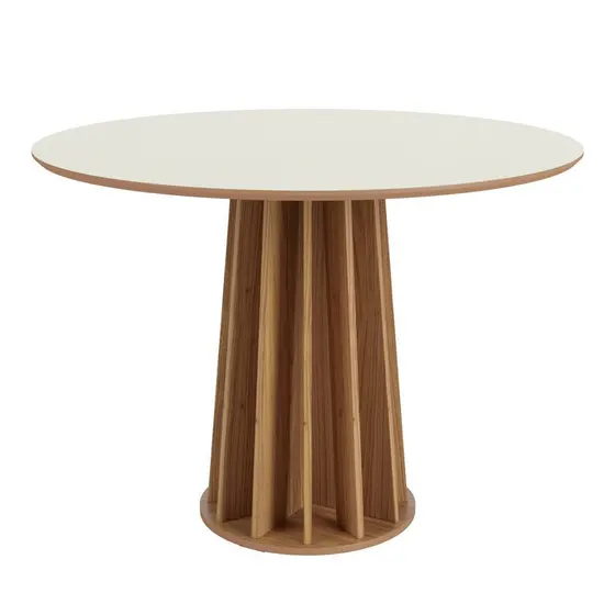 Mesa de Jantar Redonda 4 Lugares Ripada 100% MDF