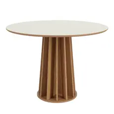 Mesa de Jantar Redonda 4 Lugares Ripada 100% MDF