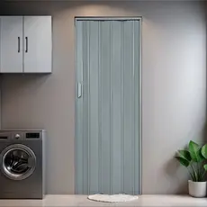 Kit com 2 Portas Sanfonadas de Pvc 210x115cm