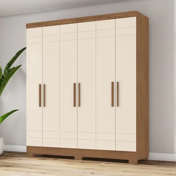 Guarda-roupa 6 Portas 3 Gavetas B369