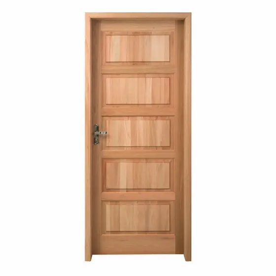 Kit Porta Pronta Maciça de Eucalipto 214cmx87x14cm PP01 Abertura Direita Cruzeiro Portas Direita
