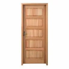 Kit Porta Pronta Maciça de Eucalipto 214cmx87x14cm PP01 Abertura Direita Cruzeiro Portas Direita