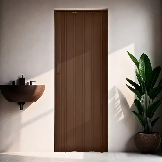 Kit com 3 Portas Sanfonada de Pvc 210x84cm Bariri