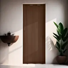 Kit com 3 Portas Sanfonada de Pvc 210x84cm Bariri