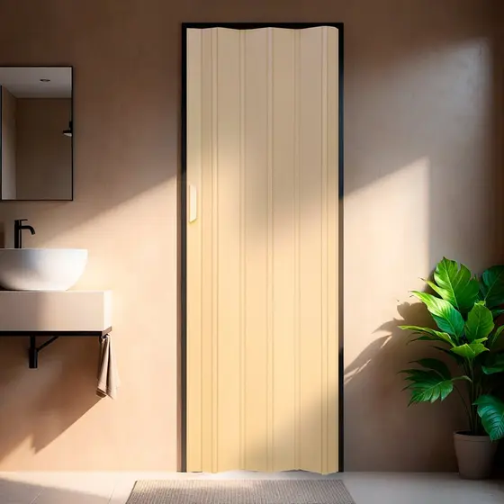 Kit com 3 Portas Sanfonada de Pvc 210x72cm Bariri