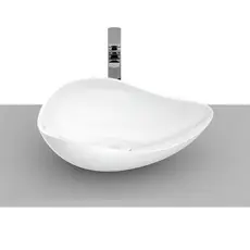 Cuba de Apoio Oval 54x37,5cm Branca Roca Ruy Ohtake Branco