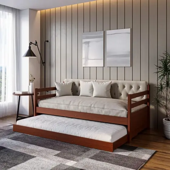 Sofá Cama Bicama Solteiro Lux