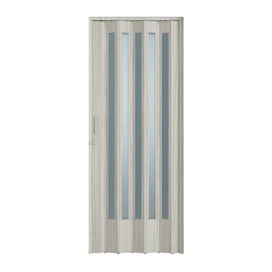 Porta Sanfonada de PVC Translucida 210cm x 84cm Plastporta BCF Pecan