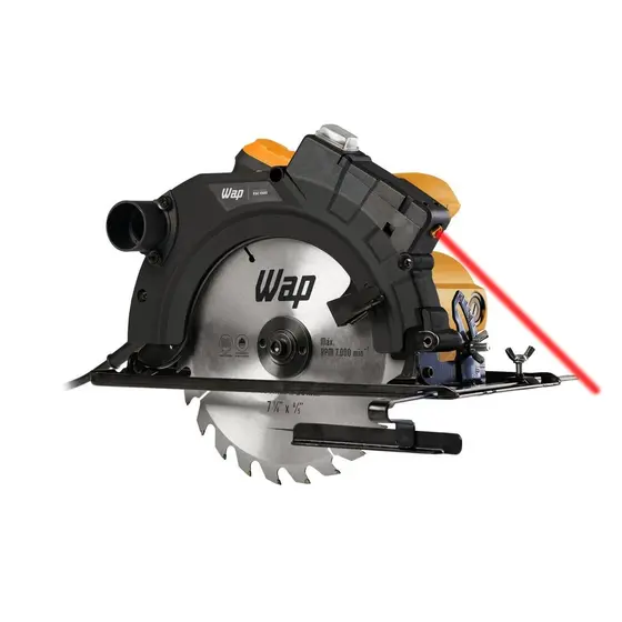 Serra Circular WAP ESC 1500 Guia Laser e Disco de Corte 1500w 127V 127V