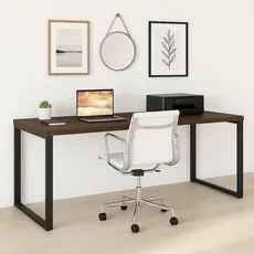 Escrivaninha Mesa Escritório Diretor Office 190cm Industrial Carvalho E Munique Carvalho/Munique
