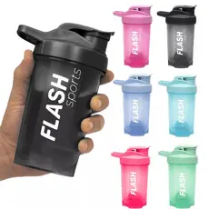 Coqueteleira Academia 500ml Shakeira Copo Garrafa Shake Mola