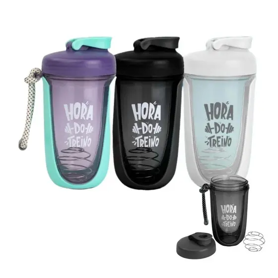 COQUETELEIRA SQUEEZE ESFERA TREINO ACADEMIA 550ML