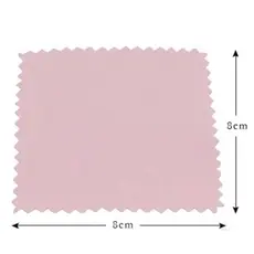 FLANELA MÁGICA PANO PARA LIMPEZA E POLIMENTO DE JOIAS LIMPA LUSTRA OURO, PRATA E SEMIJOIAS - 8 X 8CM