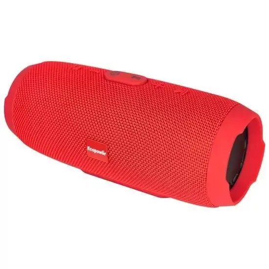 Caixa de Som Speaker EP-2317 BT/ USB/FM/AUX 10W RMS Vermelho