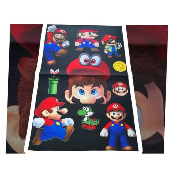 Tapete Luxo Personalizado Mario Antiderrapante 100 x 160 cm