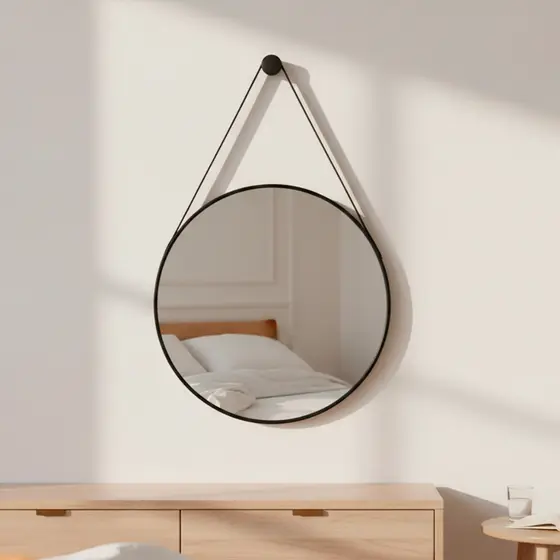 Espelho Decorativo Adnet 60CM + Suporte Completo - Casa Domo