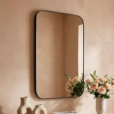 Espelho para Casa Moderna Modelo Retângular de Parede Resistente Grande Maquiagem Bancada 110x50cm