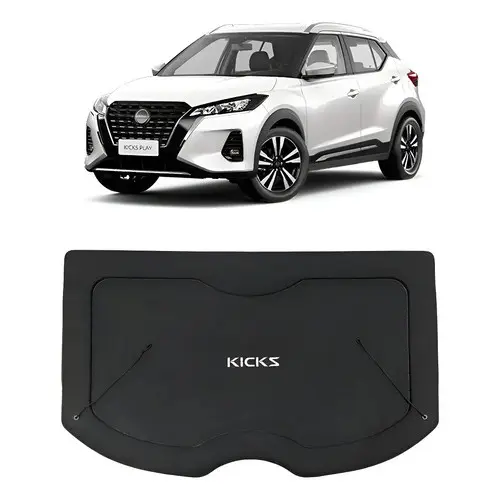 TAMPÃO TRASEIRO/BAGAGITO  KICKS 2016 A 2025 PRETO ,Envio imediato -Despachamos no mesmo dia.