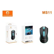 Mouse Com Fio Usb Hmaston Ms11 Conforto E Precisão