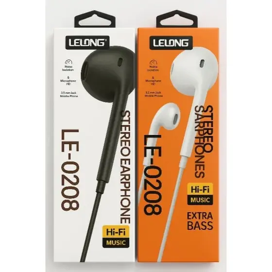 Fone De Ouvido Lelong Le-0208 C/fio E Microfone