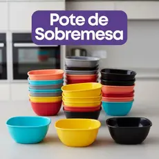 Tigela Sobremesa Plastico 300ml Pote Acai Sorvete Doce Festa Crianças Separador Bowl