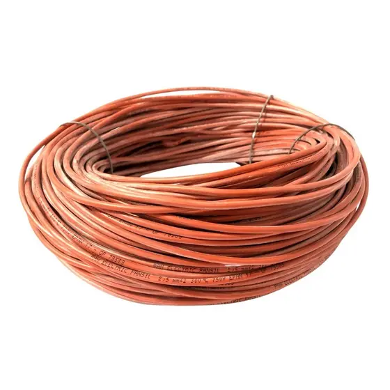CABO SILICONE 2,5MM ALTA TEMPERATURA 300 C PANSIL 2 METROS